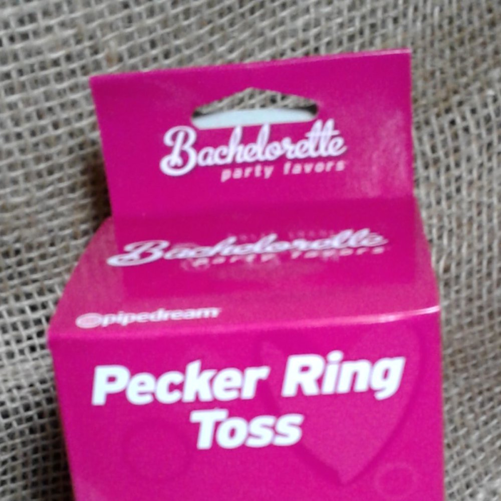Bachelorette Girls Bridal Shower  Party  Pecker  Ring Toss  New
